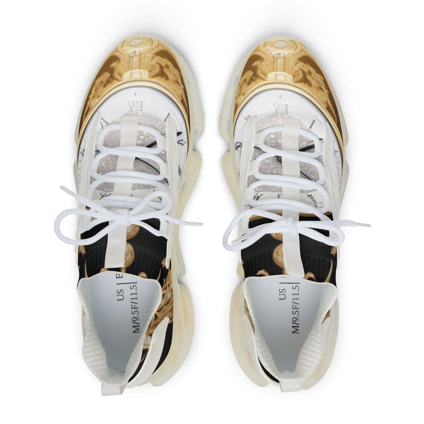 Men's Golden Clock Sneakers