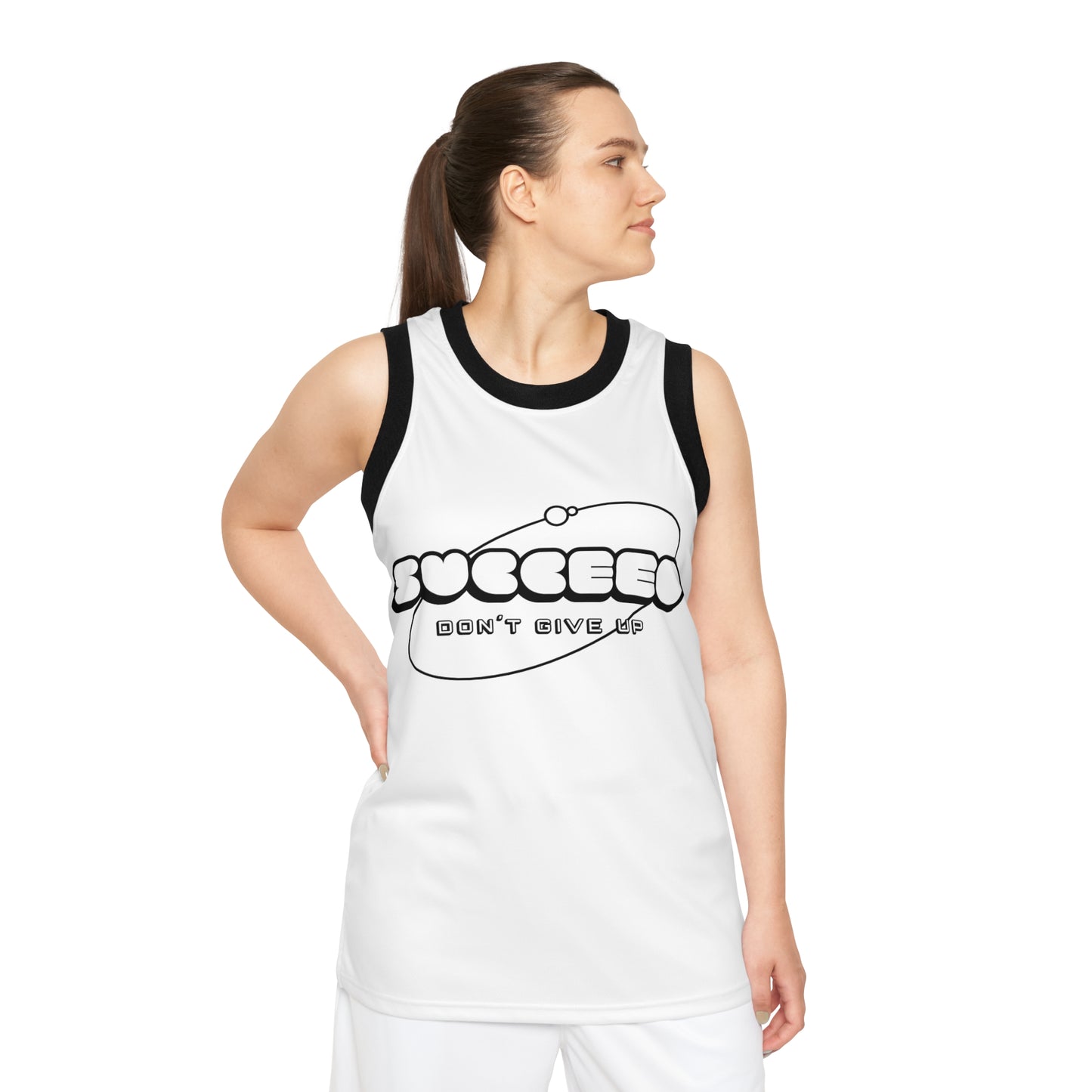Succeed Basketball Jersey (white)