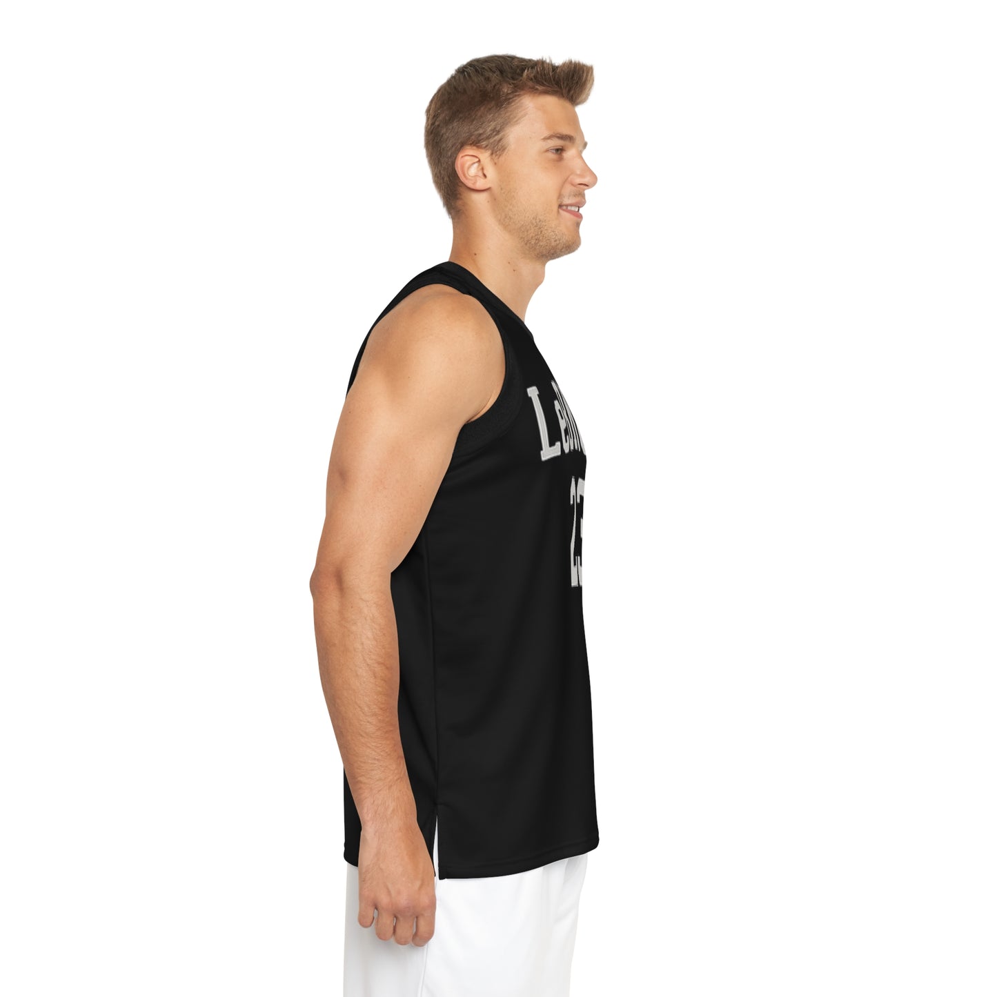 Black Unisex Basketball Jersey (23)