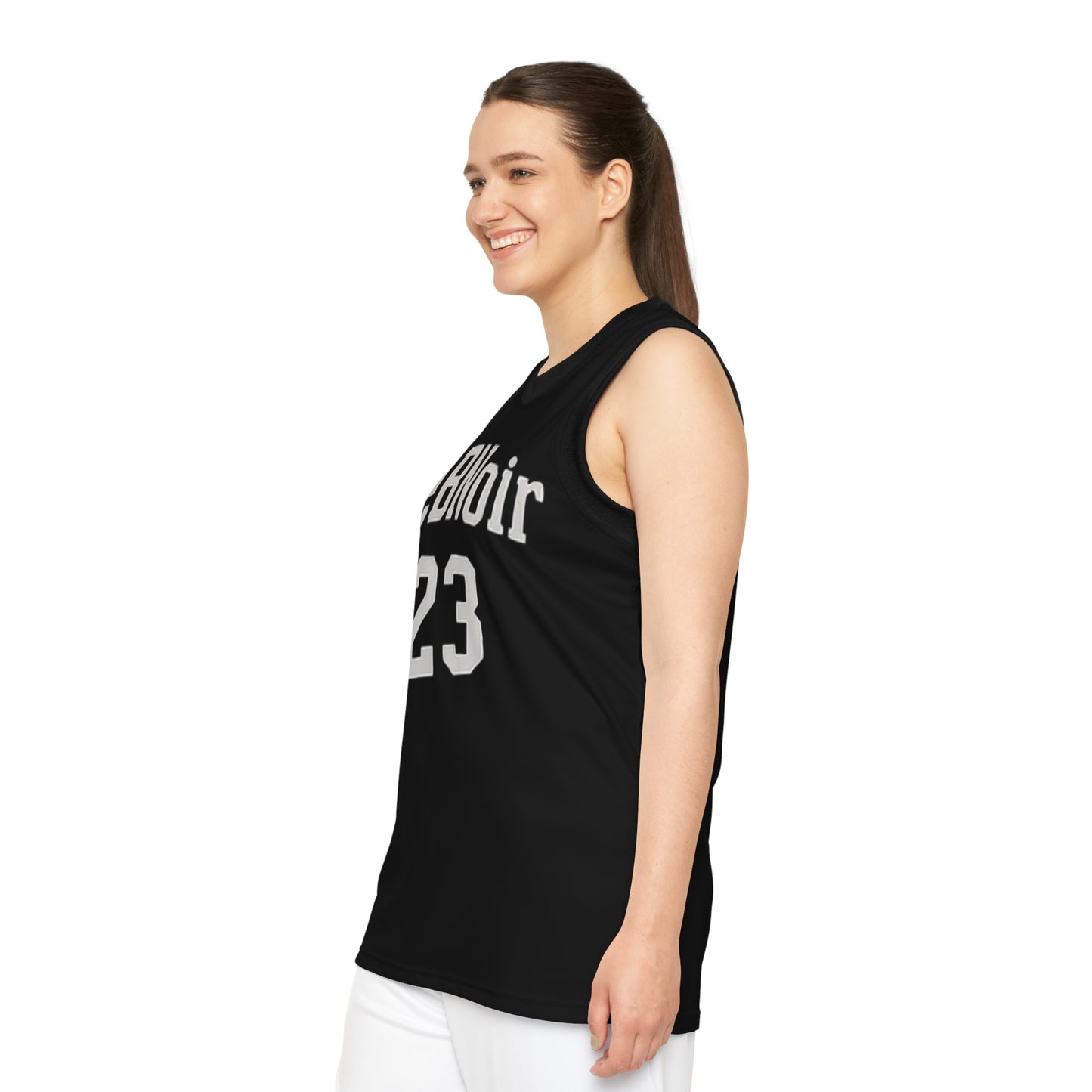 Black Unisex Basketball Jersey (23)