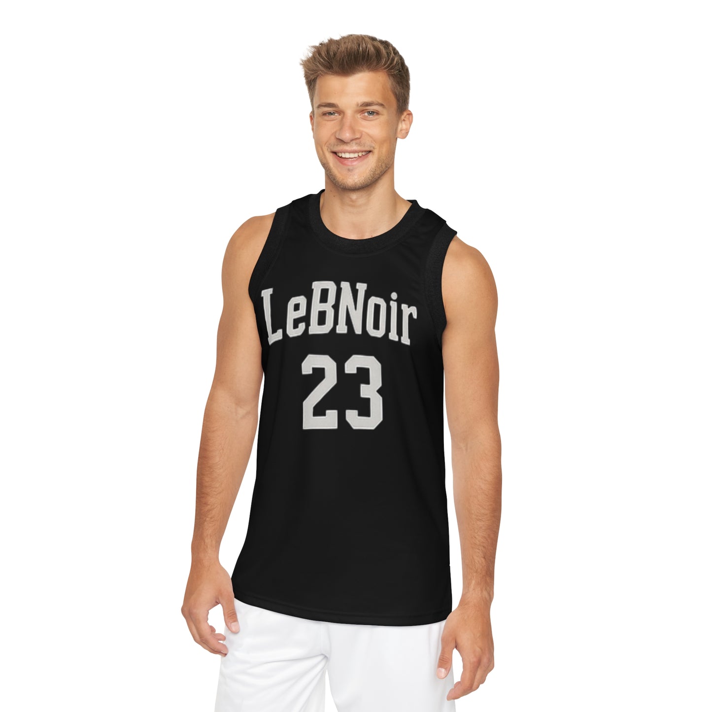 Black Unisex Basketball Jersey (23)